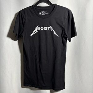 Dutch Bros Coffee Broista Metallica Parody Graphic T-Shirt Black Small Cotton